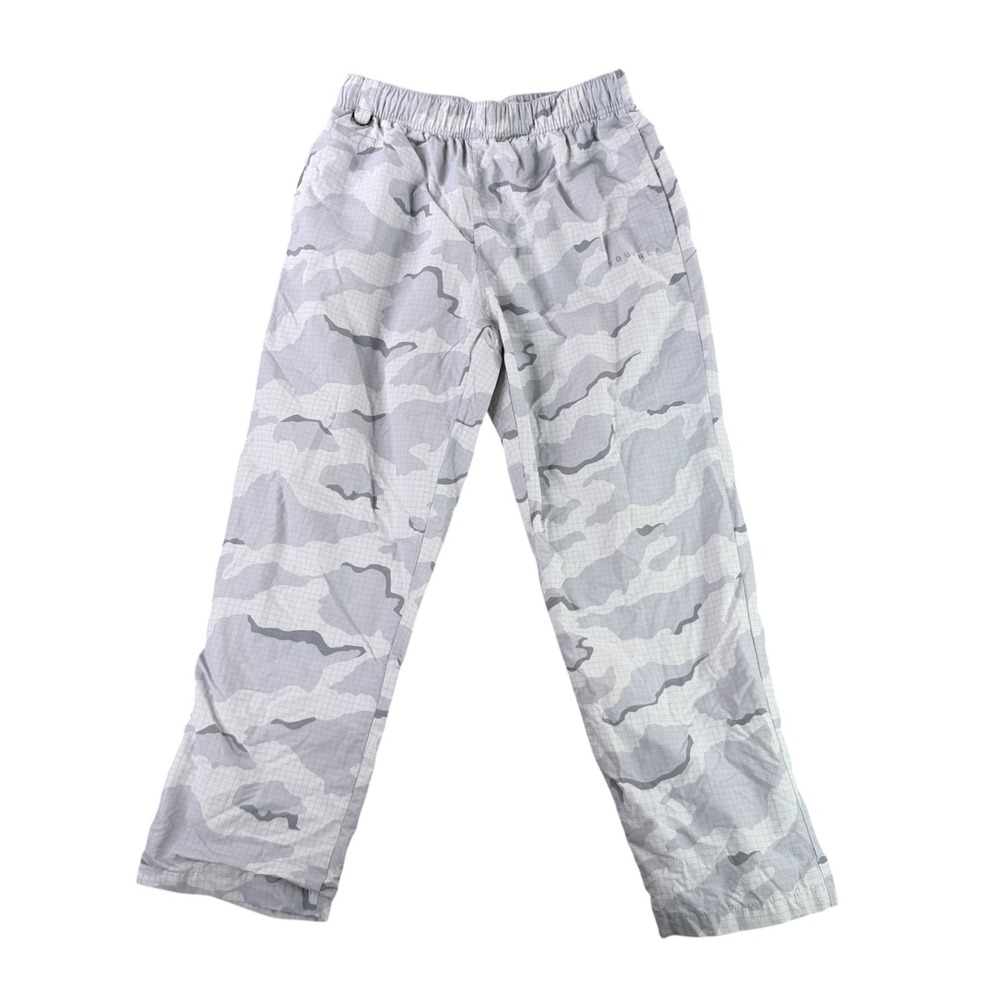 YoungLA Jogger Pants Mens Medium Gray Camo Grid Ripstop Mesh Lined 10661